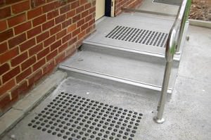Disability access stair and stairs example
