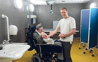 Changing places assisted toilets with hoists and change tables