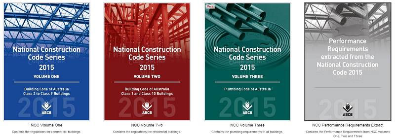 The National Construction Code 2015 (incorporating the Building Code of Australia) Book Covers