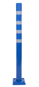 Blue Flexible Disabled Car Park Bollard