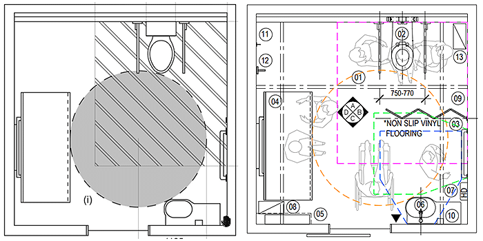 Accessible Adult Change Facility Type 2a Changing Places Type 1B